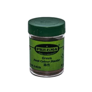 Preema Bright Green Food Colour Powder 25g