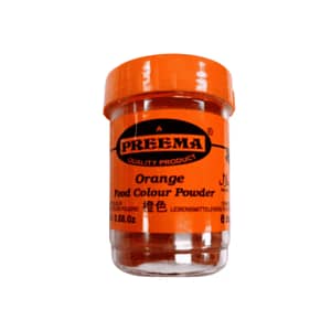 Preema Bright Orange Food Colour Powder 25g