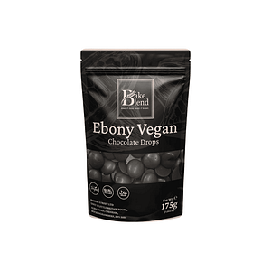 Ebony Vegan Dark Chocolate Drops 175g