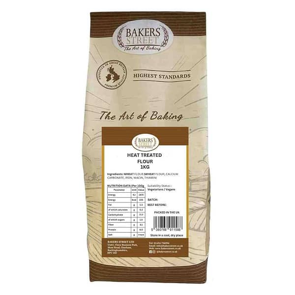 Bakers Street Heat Treated Flour 1Kg