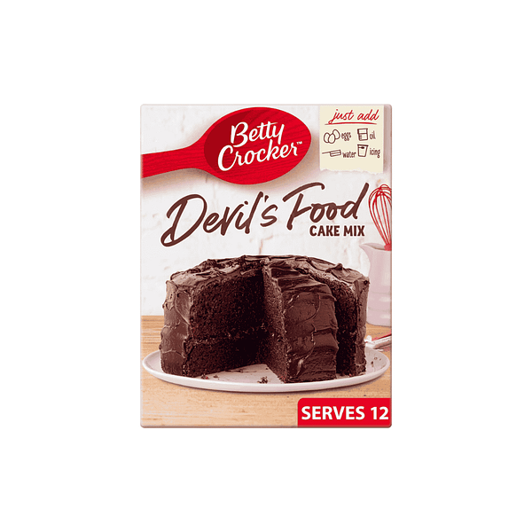 Betty Crocker Devils Food Chocolate Cake Mix