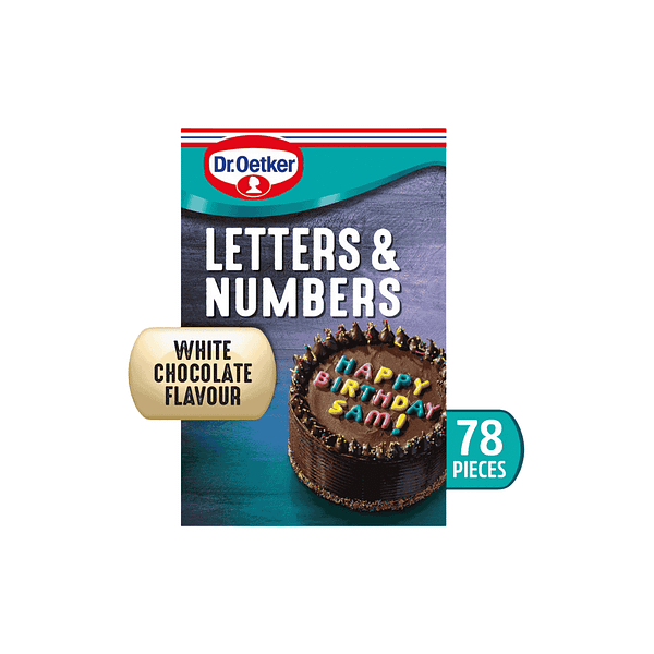 Dr Oetker Letters & Number Colour