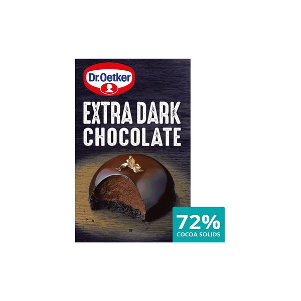 Dr. Oetker Extra Dark Chocolate 72%