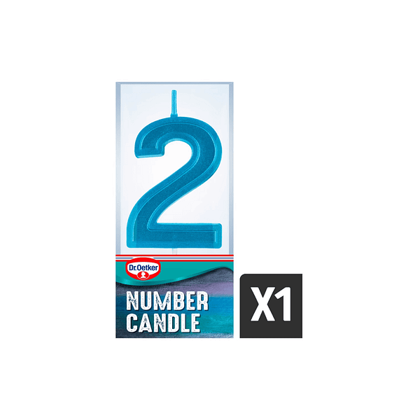 Dr. Oetker Number 2 Candle