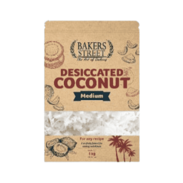 Bakers Street Desiccated Coconut Medium 1Kg