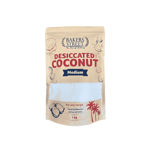 Bakers Street Desiccated Coconut Medium 1Kg