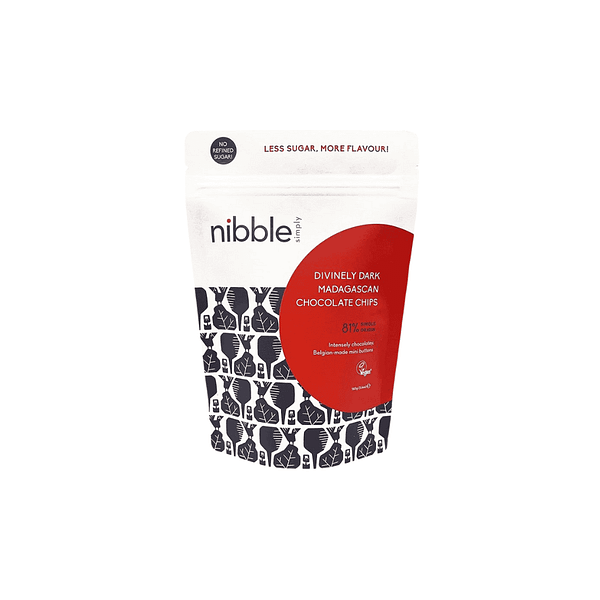 Nibble Simply Divinely Dark Madagascan Chocolate Chips